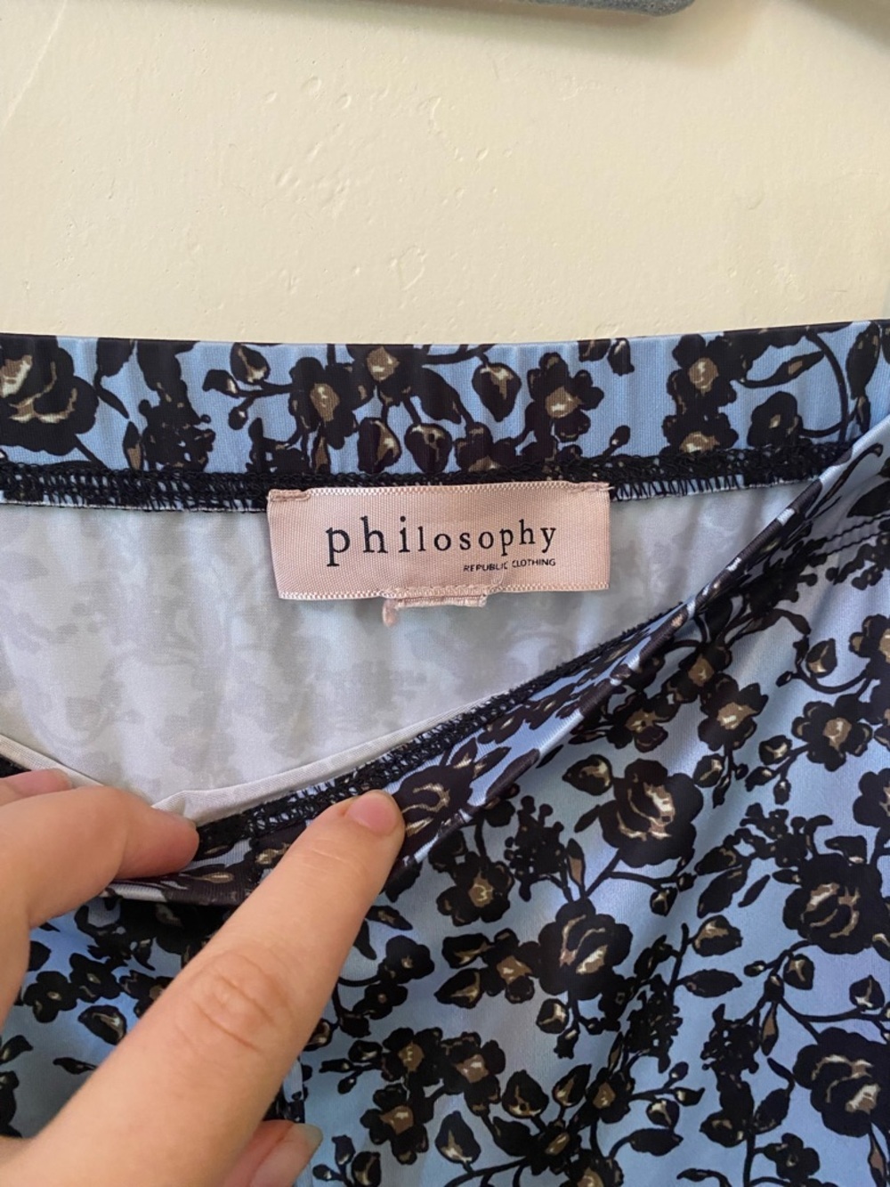 Philosophy Republic Clothing Floral Patchwork Asymmetrical Midi Skirt S/M - Picture 4 of 6